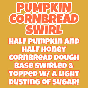 Pumpkin Cornbread Swirl Glam Cookie