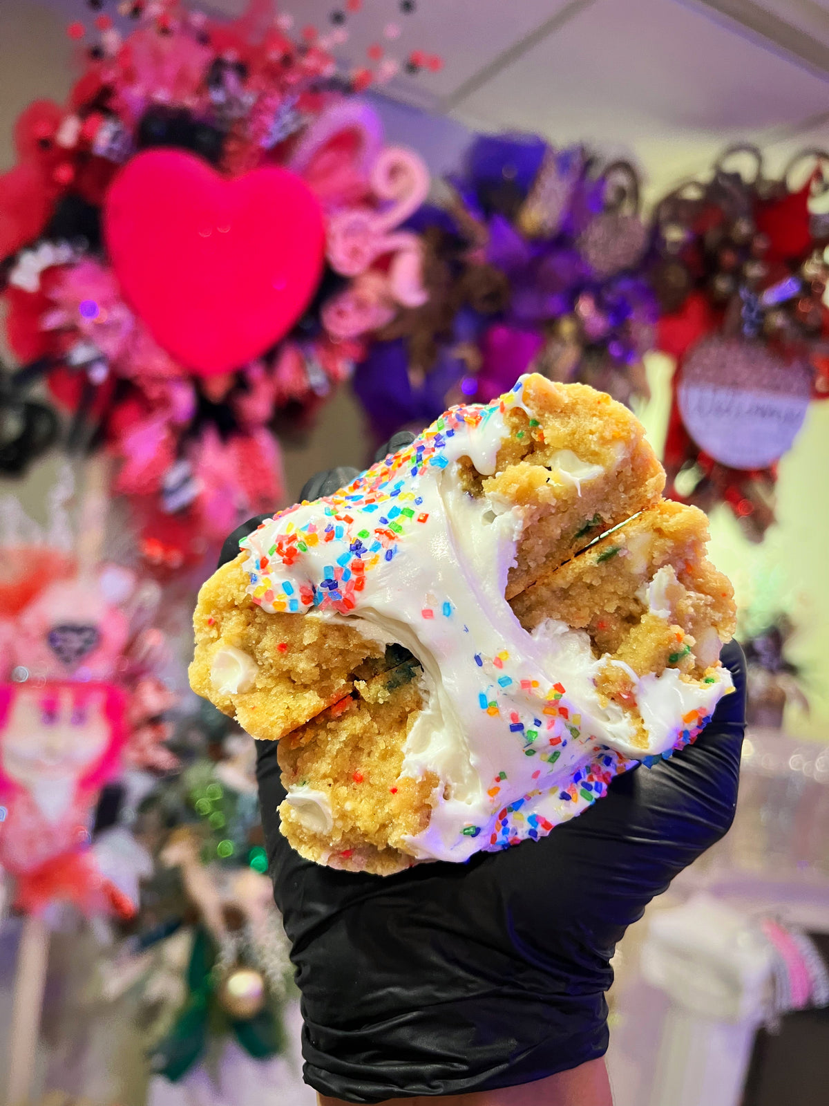 Frostin’ N Funfetti Glam Cookie