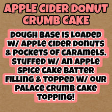 Load image into Gallery viewer, Apple Cider Donut Crumb Cake Glam Cookie
