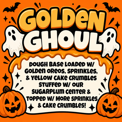 Golden Ghoul Glam Cookie