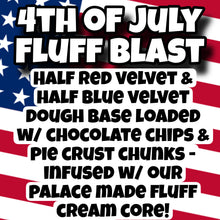 Load image into Gallery viewer, 4th of July Fluff Blast Glam Cookie
