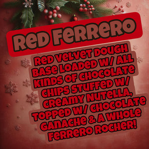 Red Ferrero Glam Cookie