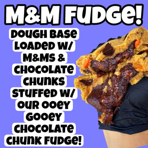 M&M Fudge Glam Cookie