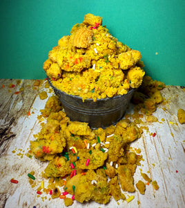 Golden Bday Cake Creamy Crumbles