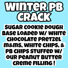 Load image into Gallery viewer, Winter Pb Crack Glam Cookie
