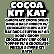 Load image into Gallery viewer, Cocoa Kit Kat Glam Cookie
