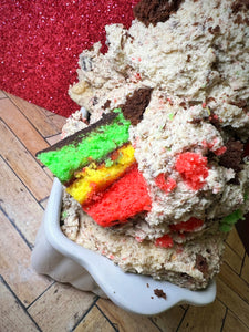 Rainbow Cookie Brownie Pro-Dough