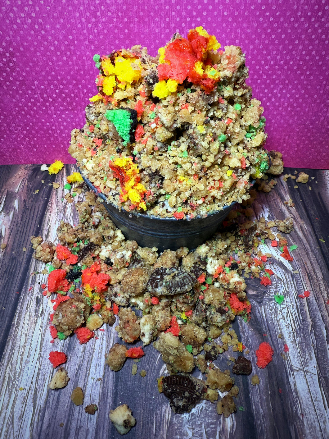 Almond Rainbow Creamy Crumbles