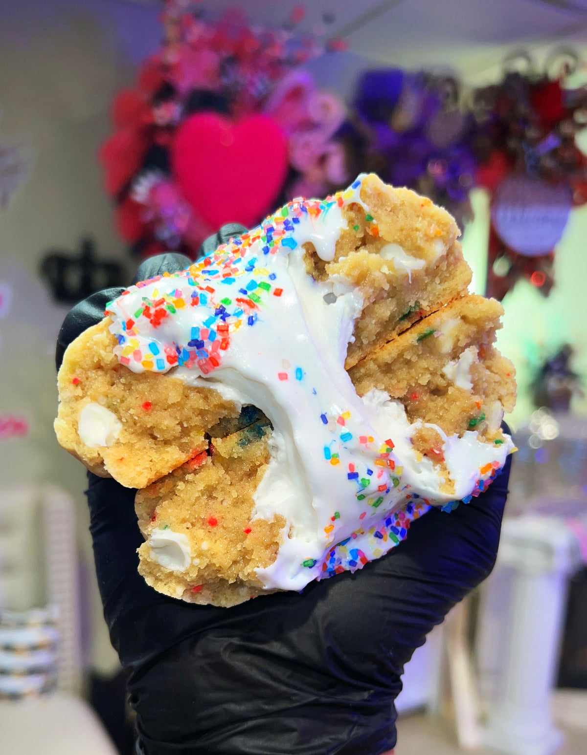 Frostin’ N Funfetti Glam Cookie