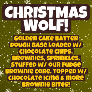 Christmas Wolf Glam Cookie