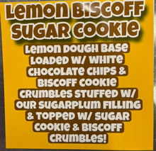 Load image into Gallery viewer, Lemon Biscoff Sugar Cookie Glam Cookie
