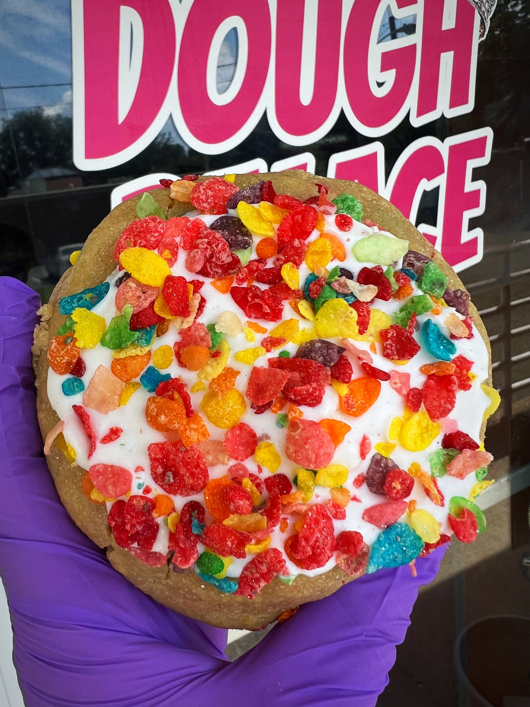 Fruity Pebble Blast Glam Cookie