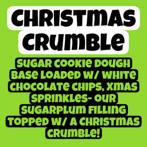 Christmas Crumble Glam Cookie