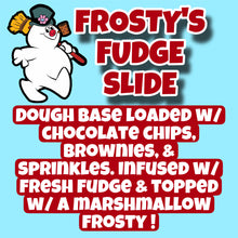 Load image into Gallery viewer, Frosty’s Fudge Slide Glam Cookie
