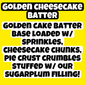 Golden Cheesecake Batter Glam Cookie