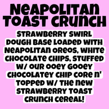 Load image into Gallery viewer, Neapolitan Toast Crunch Glam Cookie
