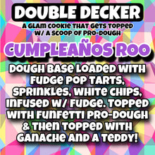 Load image into Gallery viewer, Double Decker: Cumpleaños Roo Glam Cookie
