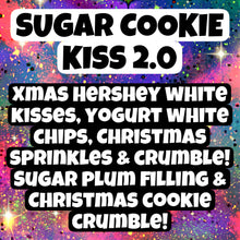 Load image into Gallery viewer, Sugar Cookie Kiss 2.0 Glam Cookie 🎅🏼🌴
