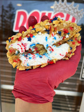 Load image into Gallery viewer, The Patriot Funfetti Glam Cookie
