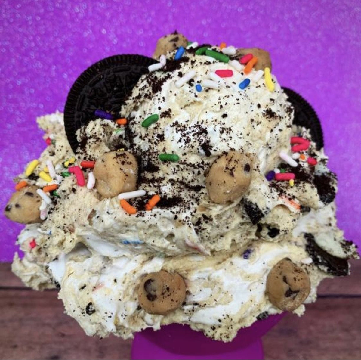 Queen Blizzard Pro-Dough – edible protein cookie dough from Dough Palace