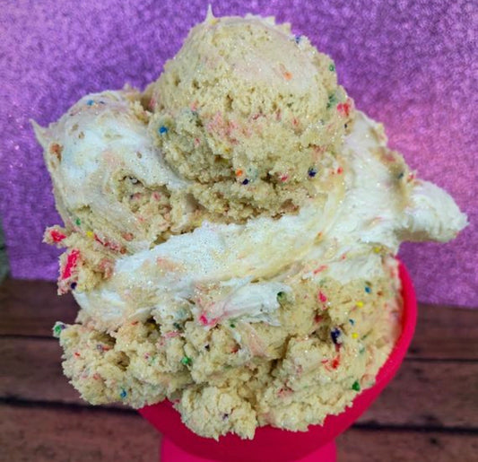 Frostin’ N Funfetti Pro-Dough (Vegan Friendly) – edible protein cookie dough from Dough Palace