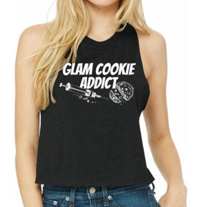 Glam Cookie Addict Crop Tank