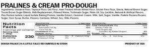 Pralines & Cream Pro-Dough