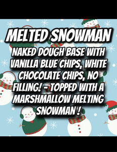 Melted Snowman Glam Cookie