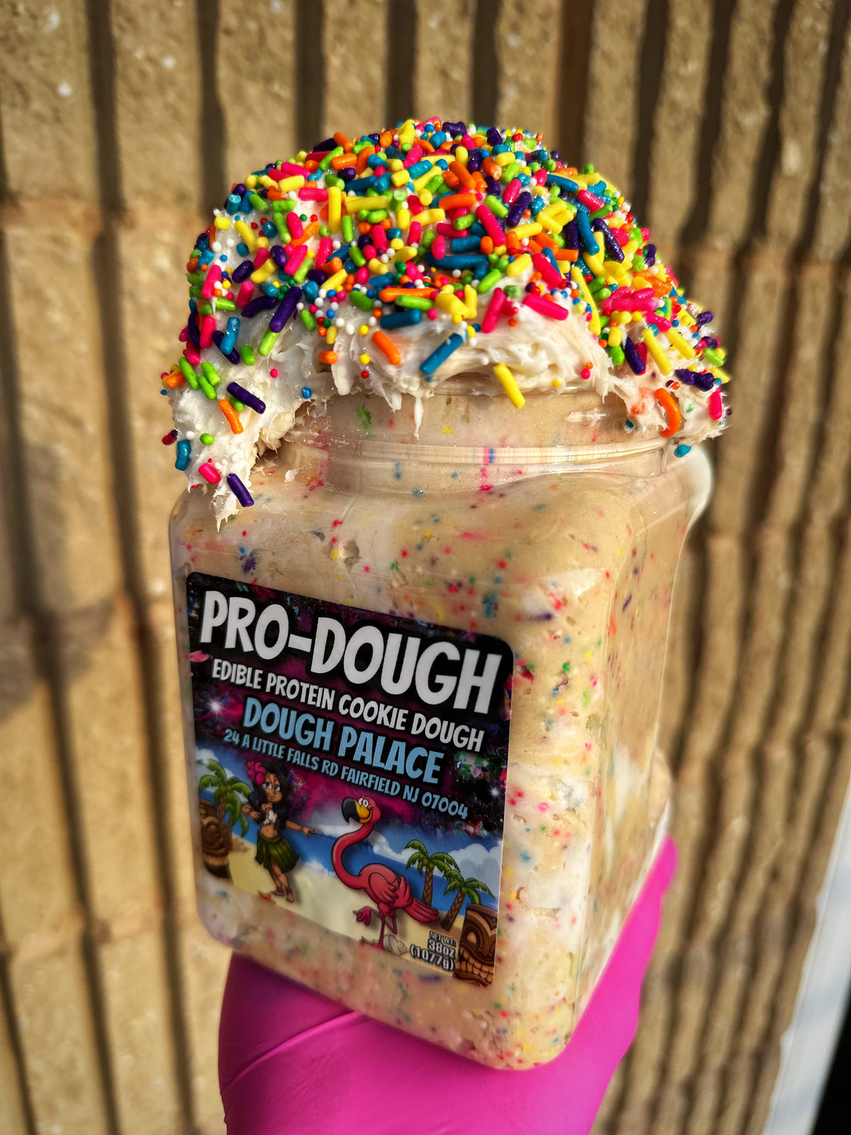 Frostin’ N’ Funfetti Pro-Dough 38oz (Vegan Friendly)