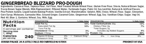 Gingerbread Blizzard Pro-Dough