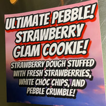 Load image into Gallery viewer, Strawberry Pebble Glam Cookie
