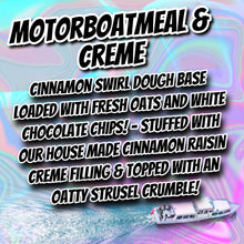 Load image into Gallery viewer, Motorboatmeal &amp; Creme Glam Cookie
