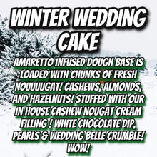 Load image into Gallery viewer, Winter Wedding Cake Glam Cookie
