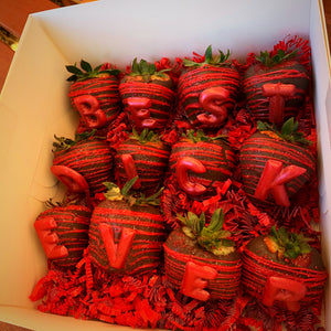 Custom Chocolate Covered Strawberries Box