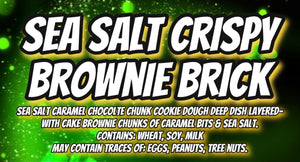 Sea Salt Crispy Brownie Brick