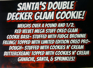Santa’s Double Decker Glam Cookie