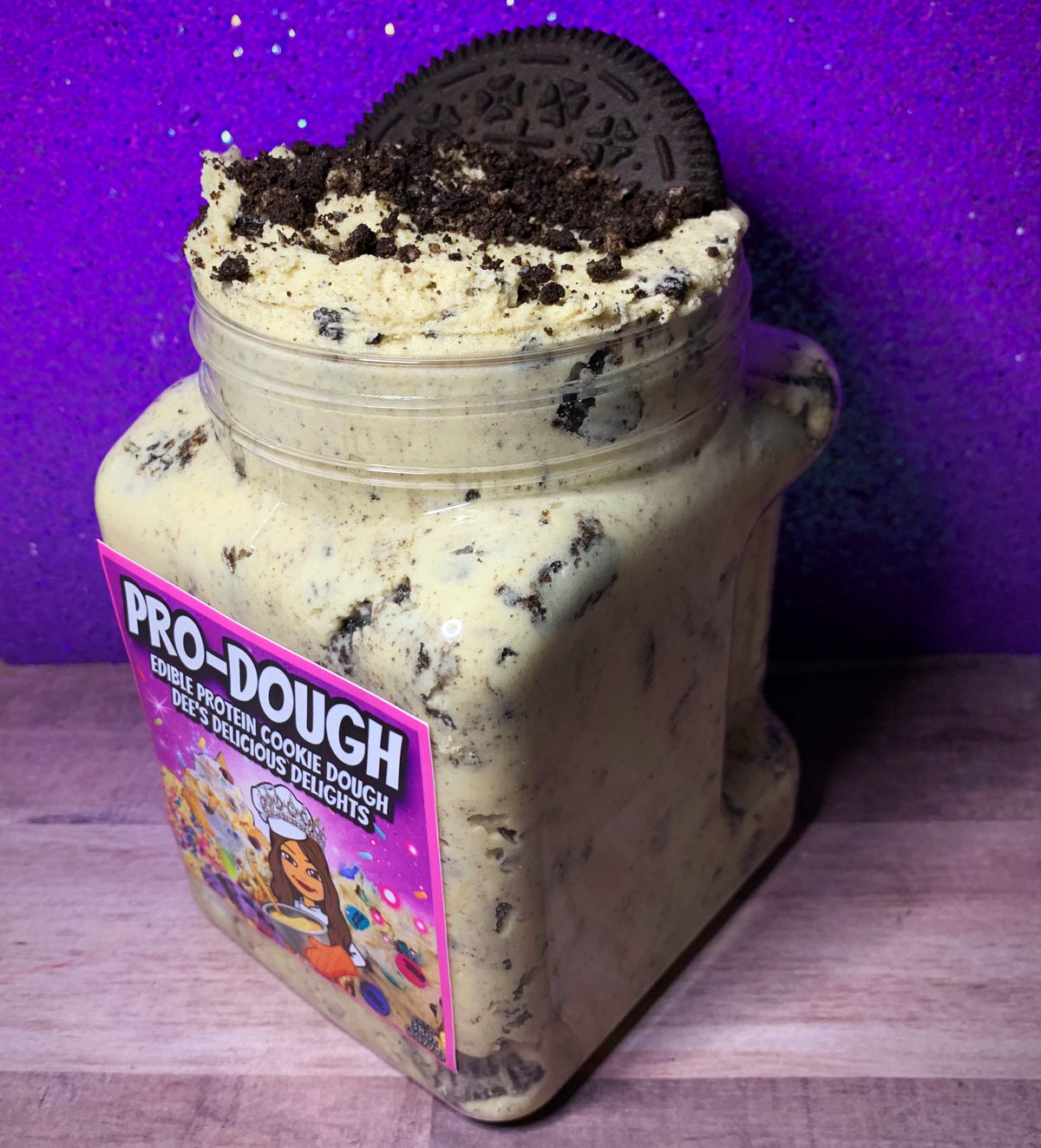 Cookies n’ Cream Pro-Dough 38oz (Vegan Friendly) – edible protein cookie dough from Dough Palace